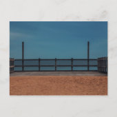 海辺の桟橋 ポストカード (正面)