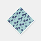 海辺の模様 スタンダードカクテルナプキン (角)