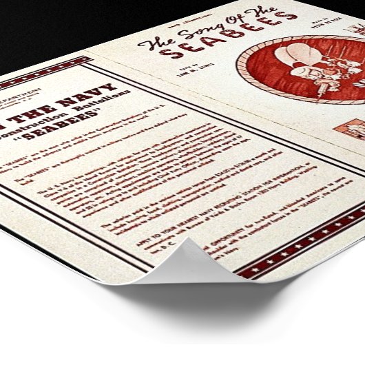 海辺の歌 ポスター (角)