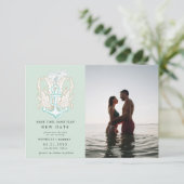 海辺の沿岸の写真日付の変更招待状 招待状 (スタンド正面)