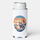 海辺の狼 スリム缶クーラー (Seltzer正面)