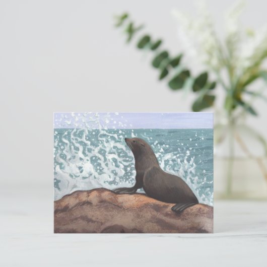 海辺の生活 ポストカード (スタンド正面)