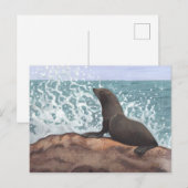 海辺の生活 ポストカード (正面/裏面)