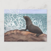 海辺の生活 ポストカード (正面)