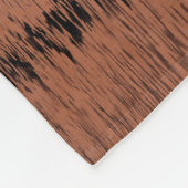 海辺の町の夕日 – 水色 フリースブランケット (角)