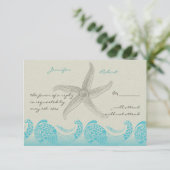 海辺の砂とアクアの応答カード 出欠カード (スタンド正面)