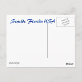 海辺の砂城 ポストカード (裏面)