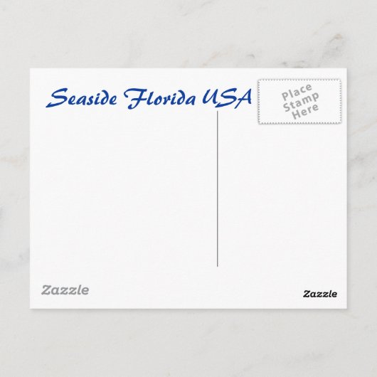 海辺の砂城 ポストカード (裏面)