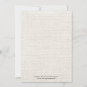 海辺の素朴なカニのウェディングシャワー招待状 招待状 (裏面)