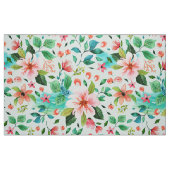 海辺の花模様 ファブリック (ファットクウォーター)