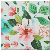 海辺の花模様 ファブリック (見本)