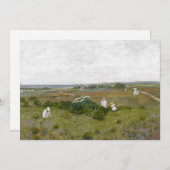 海辺の花 | ウィリアムメリットチェイス (正面/裏面)