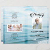 海辺の葬儀テンプレート (正面/裏面)