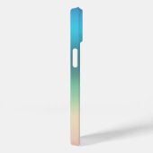 海辺の虹とグラデーションの海ストライプ車 Case-Mate iPhoneケース (裏面 / 右)