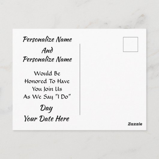 海辺の貝殻で記念日をセーブ ポストカード (裏面)