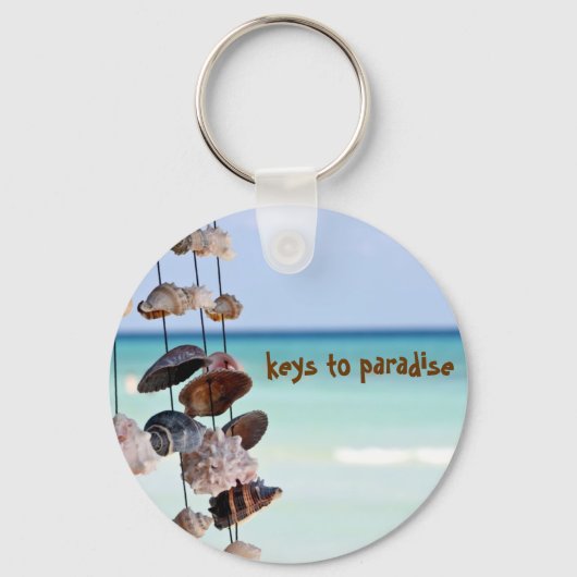 海辺の貝殻 キーホルダー (正面)