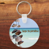 海辺の貝殻 キーホルダー (正面)