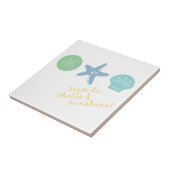 海辺の貝 タイル (側面)