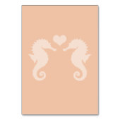 海辺の輝きと夕日の夢 テーブルナンバー (裏面)