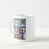 海辺の雪景色 コーヒーマグカップ (正面左)
