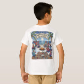 海辺の雪景色 Tシャツ (裏面フル)