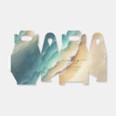 海辺の青い水彩画の夏 フェイバーボックス (折り畳みなし)