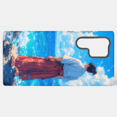 海辺の静寂 - Umibe no Seijaku Samsung Galaxyケース (裏面横)