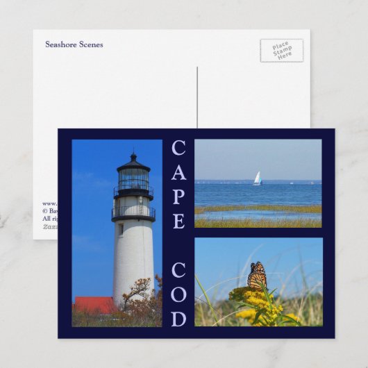 海辺の風景 ポストカード (正面/裏面)