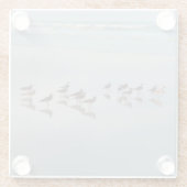 海辺の鳥 ガラスコースター (裏面)