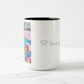 海辺の50年 ツートーンマグカップ (中央)