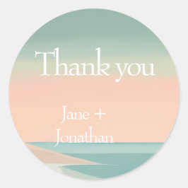 海辺の ラウンドシール