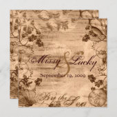 海辺のSave the Dateのお知らせ セーブザデート (正面/裏面)