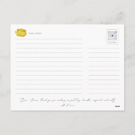 海辺はがき シーズンポストカード (裏面)