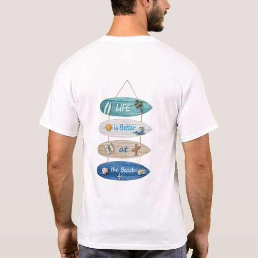 海辺は最高 Tシャツ (裏面)