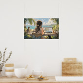 海辺アニメ事務所 ポスター (キッチン)