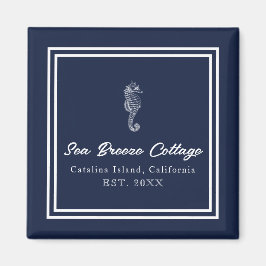 海辺インスパイア青白シーホース マグネット