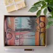 海辺クラシック路の車 薄葉紙 (ギフト)