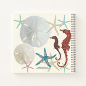 海辺コレクションビーチをテーマにした雑誌手帳 ノートブック (裏面)