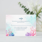 海辺サンゴ礁の応答カード 出欠カード (スタンド正面)