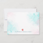 海辺サンゴ礁の応答カード 出欠カード (裏面)