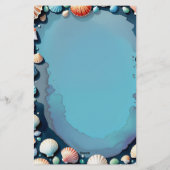 海辺シェル文房具 便箋 (裏面)