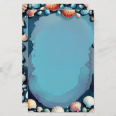 海辺シェル文房具 便箋 (正面/裏面)