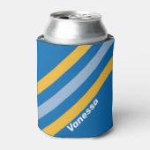 海辺ストライプの名前 缶クーラー (缶正面)