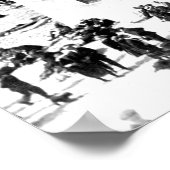 海辺ビーチとプロムナード写真2 ポスター (角)