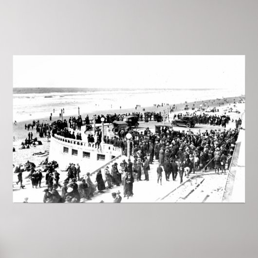 海辺ビーチとプロムナード写真2 ポスター (正面)