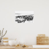 海辺ビーチとプロムナード写真2 ポスター (キッチン)