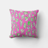 海辺名門私立校風の海辺の海貝類 クッション (正面)