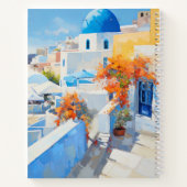 海辺地中海の造骨付きスタイルスパイラルノート ノートブック (裏面)