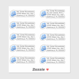 海辺庭園の結婚式個人の郵送先住所 シール