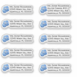 海辺庭園の結婚式個人の郵送先住所 シール